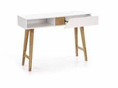 Console blanche, style scandinave