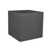 EDA - Pot carré Graphit - Anthracite - 49.5x49.5x49.5
