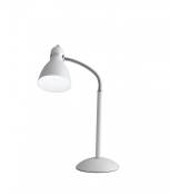 Lampe de table People 1 ampoule Métal blanc