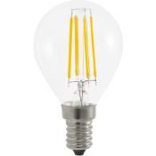Lampesecoenergie - Ampoule Led Filament Culot E14 forme G45 4 Watt (éq 42 watts) Blanc Chaud