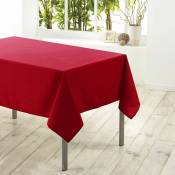 Nappe rectangle polyester Rouge 140 x 250 cm