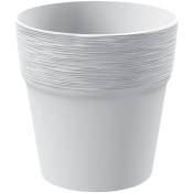 Prosperplast - Pot de Fleurs Dimensions 122x122x122 mm Blanc - Blanc