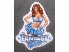 "sticker pin up pomp pom girl fantasy team autocollant