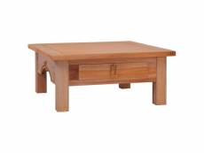 Table basse table de salon | bout de canapé 68x68x30 cm bois d'acajou massif meuble pro frco32673