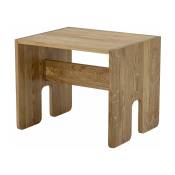 Table pour enfants en chêne marron 50 cm Bas - Bloomingville Mini