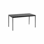 Table rectangulaire Balcony / 144 x 76 cm - Acier - Hay noir en métal