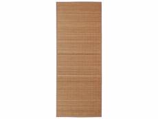 Tapis en bambou 160 x 230 cm marron 245823