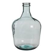 Vase bouteille en verre recyclé H42