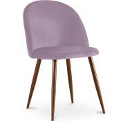 Velvet Style - Chaise de salle à manger - Tapissée