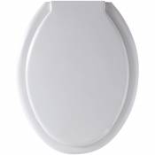 Abattant wc thermodur clipper blanc - blanc