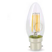 Arum Lighting - Ampoule led 4.9W (40W) B22 Filament Flamme Blanc chaud 2700°K