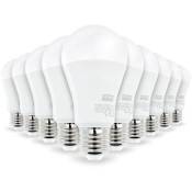 Arum Lighting - Lot de 10 ampoules led E27 Forte luminosité 14W Eq 100W Température de Couleur: Blanc neutre 4000K