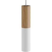 Creative Cables - Tub-E14, tube en bois et métal pour