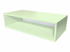 Cube de rangement bois 100x50 cm vert pastel CUBE100-VP