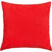 Emmevi Mv S.p.a. - Taie d'Oreiller Avec Fermeture éclair Canapé Lit Sofa Rouge - 55x55 cm