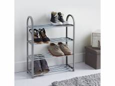 Etagere chaussures etagere range chaussures rangement chaussures meuble a chaussures 4 etages 8 paires 50x19xh66cm
