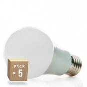 Greenice - Pack 5 Ampoules led E27 7W 589Lm 3000ºK