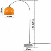 Lampadaire à arc réglable en hauteur led e27 60 watts