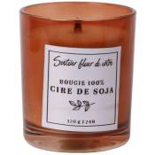 Linnea - bougie parfumée soya cire de soja fleur de coton - Fleur de coton Marron