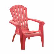 Lot de 2 fauteuils empilables - Rouge - 75 x 86 x 86