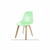 Mathi Design POP - Chaise couleur pieds bois