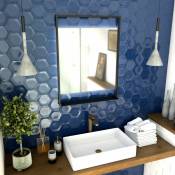 Miroir salle de bain led auto-éclairant 60x80cm -