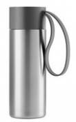Mug isotherme To Go Cup /Avec couvercle - 0,35 L - Eva Solo gris en métal