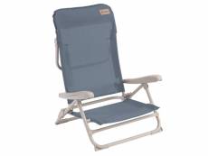 Outwell chaise de plage pliable seaford bleu océan