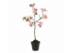 Paris prix - arbre en fleurs déco "printemps" 50cm rose