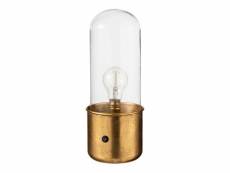 Paris prix - lampe à poser design en verre "bulb" 34cm or