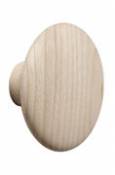 Patère The Dots Wood / Medium - Ø 13 cm - Muuto bois naturel en bois