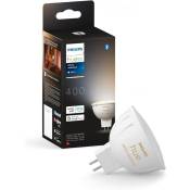 Philips Hue - White Ambiance, ampoule connectée MR16, compatible Bluetooth, fonctionne avec Alexa, Google Assistant et Apple Homekit