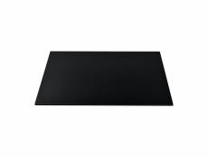 Plateau de table glasgow en verre esg 100 x 62 cm noir [neu.haus]