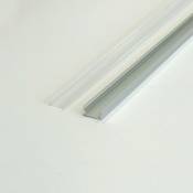 Profilé Aluminium pour Ruban led Couvercle Blanc Opaque
