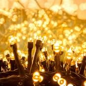 Quntis 2000 LED Guirlandes Lumineuses 50M Éclairage 8 Mode, Décoration Intérieur Extérieur de Fête Noël Anniversaire Soirée Mariage Jardin Terrasse Pe