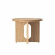 Table d'appoint Androgyne / Ø 50 x H 39 cm - Menu bois naturel en bois