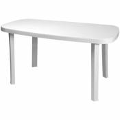 Table de jardin othello en résine cm.140x82 blanc