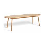 Table en bois de chêne huilé 250 cm Triangle - HAY