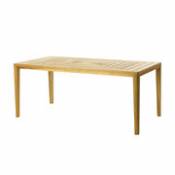Table rectangulaire Friends / 180 x 90 cm - Teck naturel