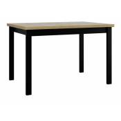 Table Victorville 125, Sonoma chêne, 76x80x120cm,