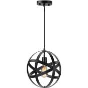 Tlily - Lampe de Plafond de Globe de Cage de de Boule de en MéTal Industriel pour le Restaurant / Foyer