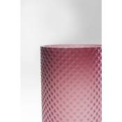 Vase Barfly rose mat 25cm Kare Design