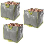 Velleman - Lot de 3 sacs de jardin multifonctions - polypropylène - 100 l