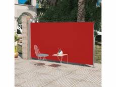 Vidaxl paravent store vertical patio terrasse 160 x 300 cm rouge 41046