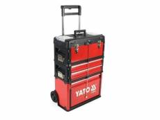 Yato - coffret d'outil modulaire sur roues avec 3 parties - yt-09101