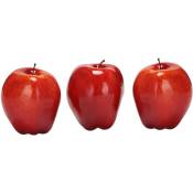 12 PièCes SéRies Pommes Artificielles Fruits DéLicieux Rouges pour la Cuisine Aliments à DéCor DéCoration de FêTe à Pommes Artificielles