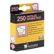Boîte de 250 pastilles adhésives double-face