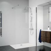 Breuer - PANORAMA Paroi de douche fixe à tenir seule | 120 cm