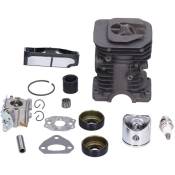 Eosnow - Jeu de filtres à Air de carburateur à Piston cylindre de 40mm, remplacement pour trononneuse Husqvarna 136 137 141 142