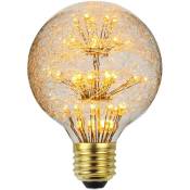 Led Ampoule Vintage Ampoule rgb Feu D'artifice Edison Ampoule 3W 220/240V E27 Ampoule Décorative (G80) [Classe énergétique g]
